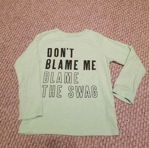 Boy's Long Sleeve T-Shirt- Don't Blame Me
